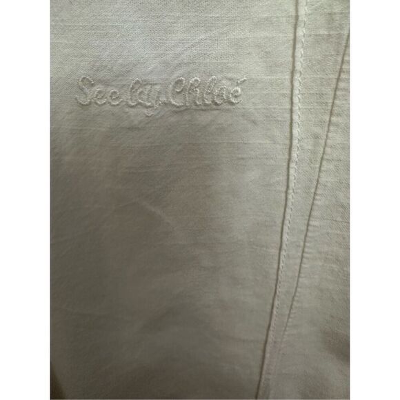 See by Chloe White Long Sleeve 100% cotton  Size 2 - Picture 4 of 6